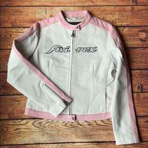 Women medium Avirex leather jacket great condition